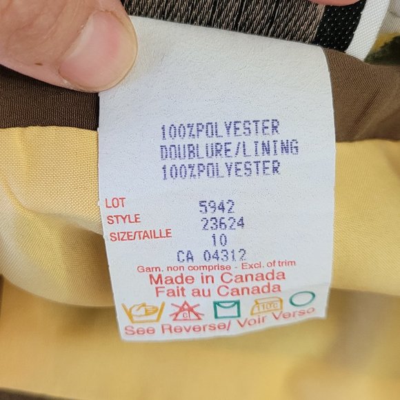 2/100🥑Made in 🇨🇦 Jessica Muted Multicolor 90s/Y2K Wrap Skirt Midi /Maxi Skirt - Picture 11 of 16